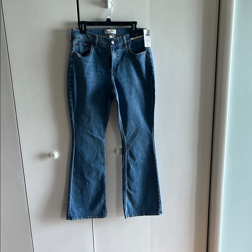 Abercrombie & Fitch Women's Boot Cut Jeans - Blue